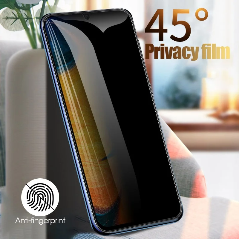 Anti Spy Privacy Glass Case - Custodia anti-spia per Samsung A70s Cover