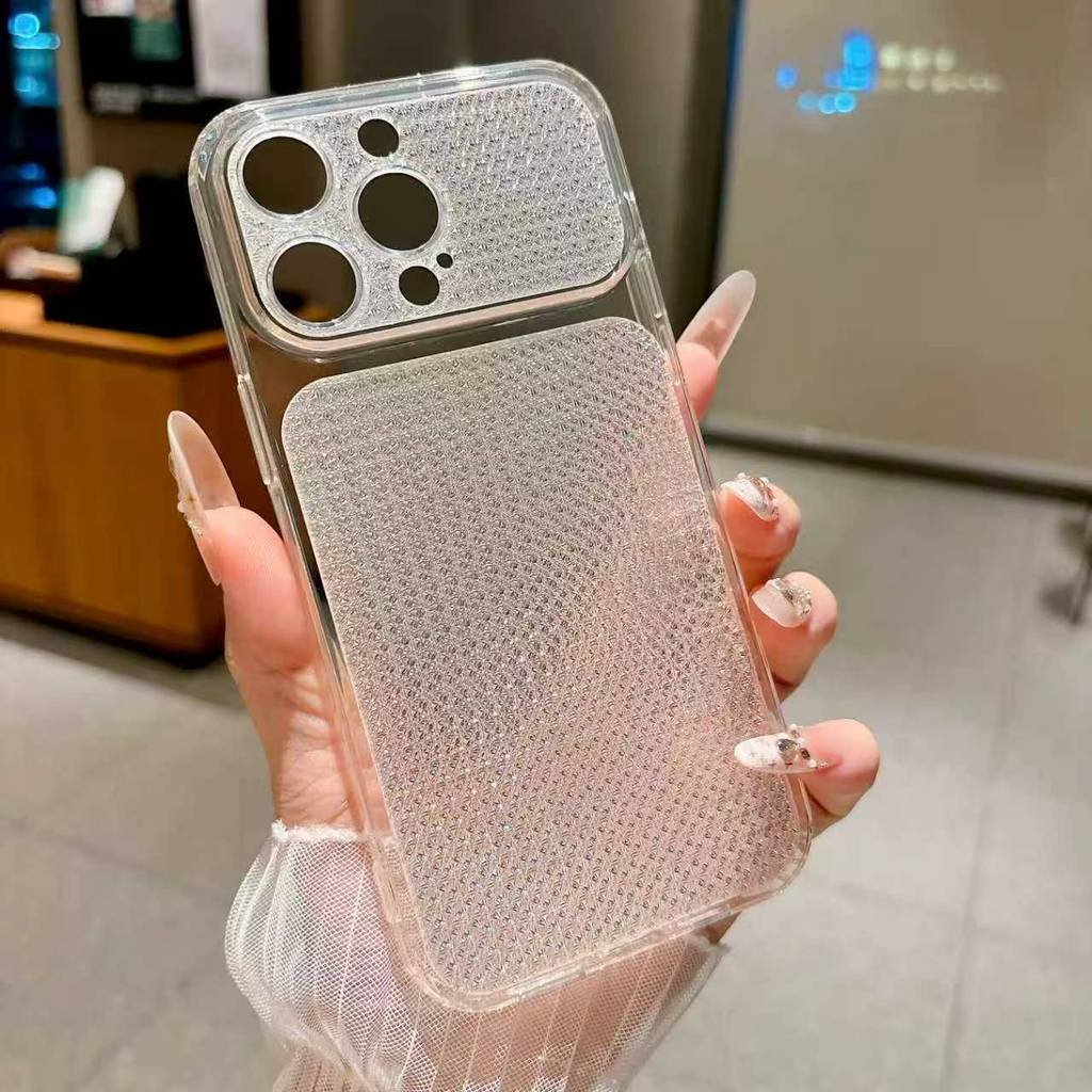 Heat Dissipation Mesh Breathable Case - Custodia trasparente in rete per la
