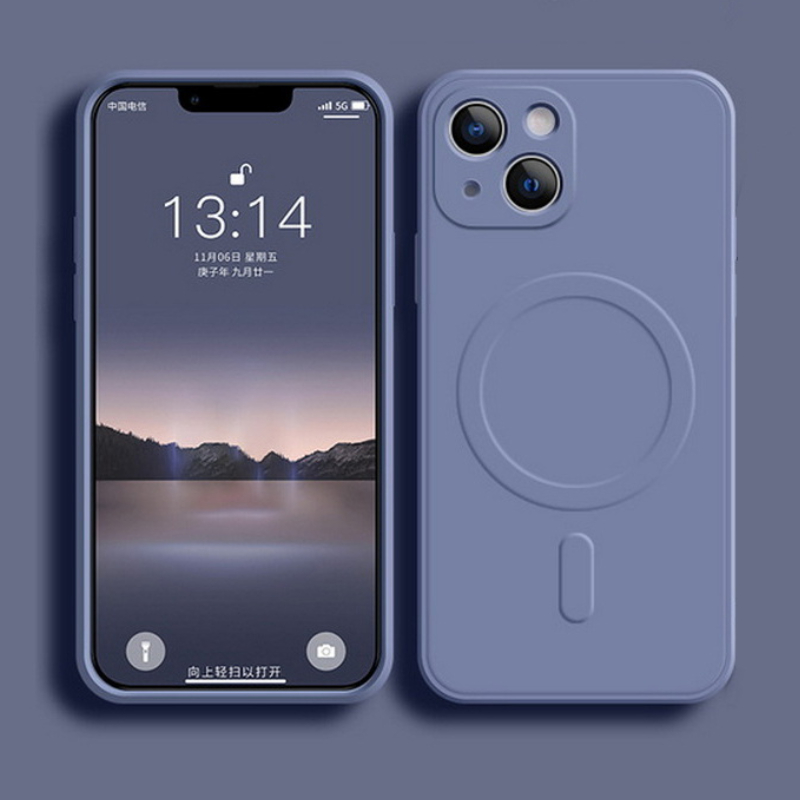 Liquid Silicone Magnetic Phone Case - Custodia in Silicone Liquido per iPhone