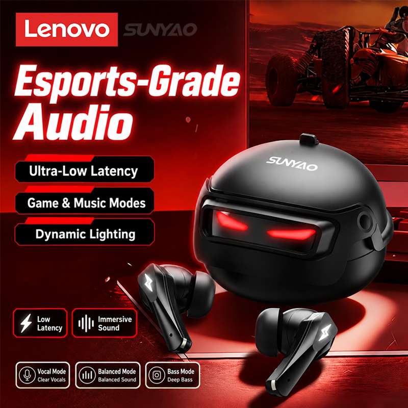 Phone Cases - Cuffie da gaming Lenovo GT101, wireless,