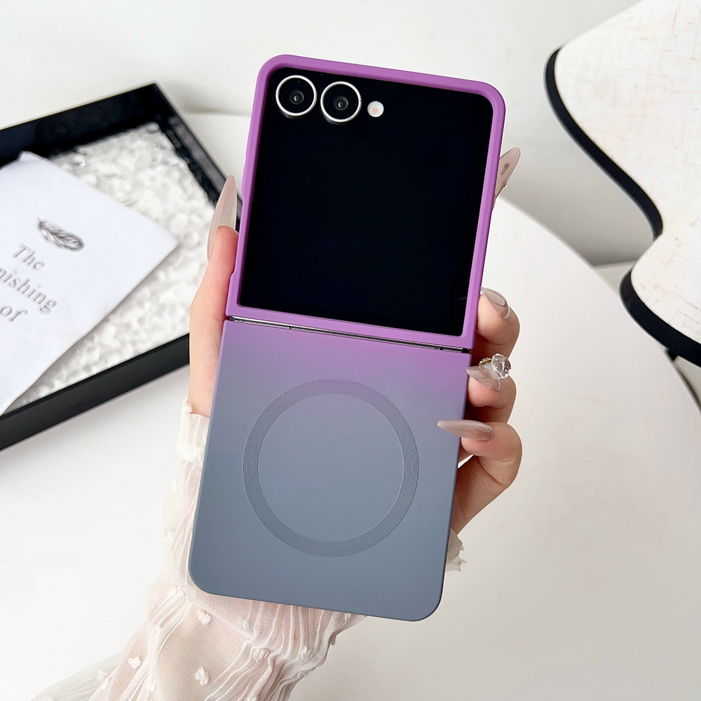 Liquid Silicone Magnetic Phone Case - Custodia per telefono a gradiente magnetica