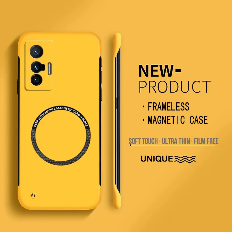 Ultra Thin Frameless Phone Cover - Custodia per telefono senza cornice magnetica