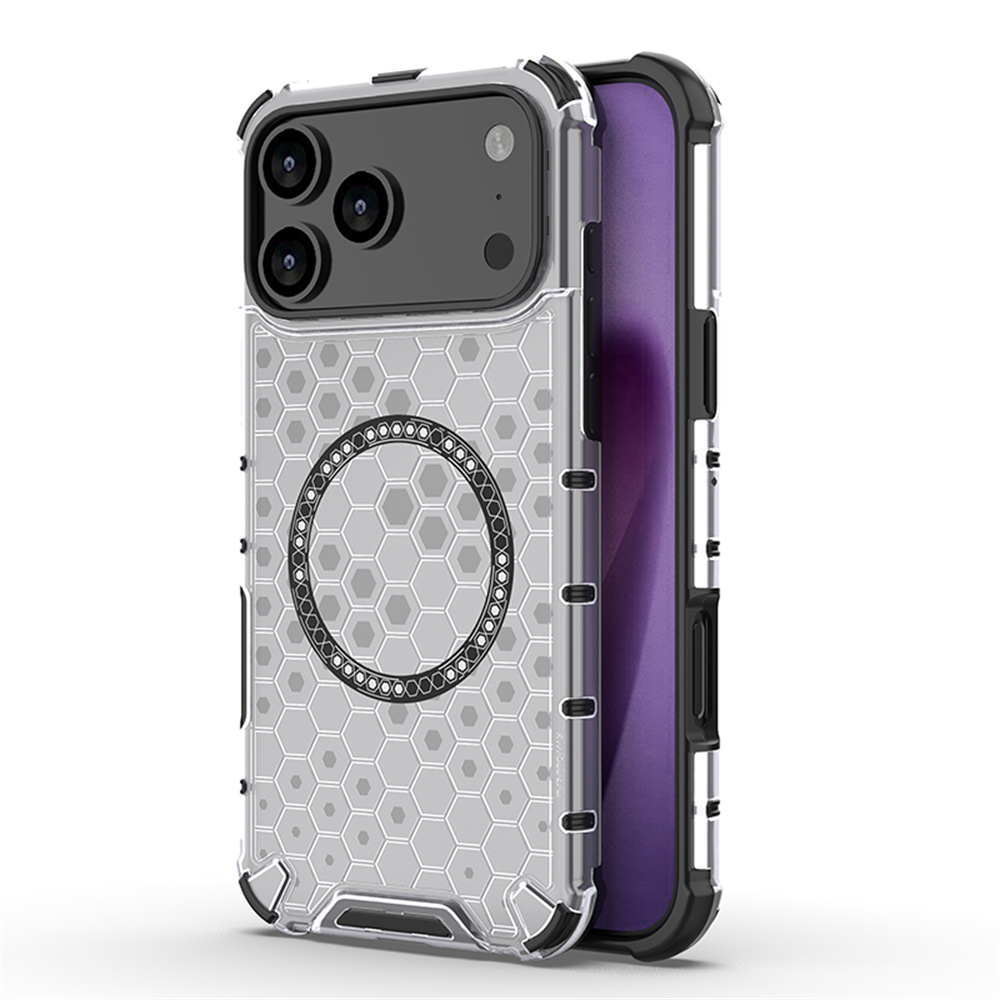 Clear Shockproof Bumper Case - Custodia magnetica di lusso con armatura
