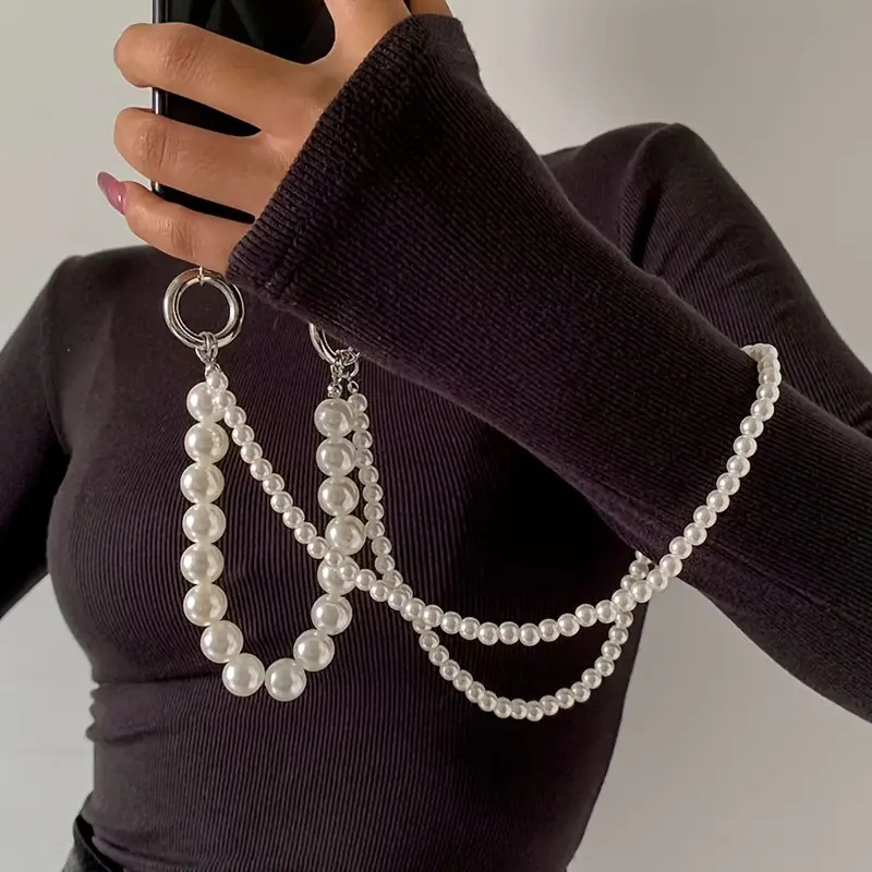 Crossbody Lanyard Neck Strap Case - Cordino per cellulare intrecciato con doppia