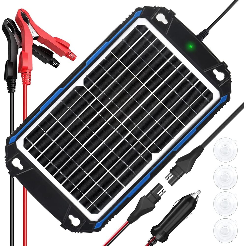 Chargers - Caricabatterie Solare Impermeabile 12W 12V Pro,
