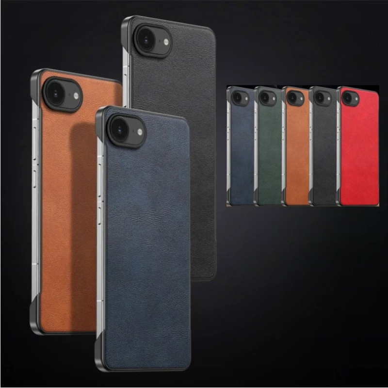 Ultra Thin Frameless Phone Cover - Custodia per iPhone 17e in pelle