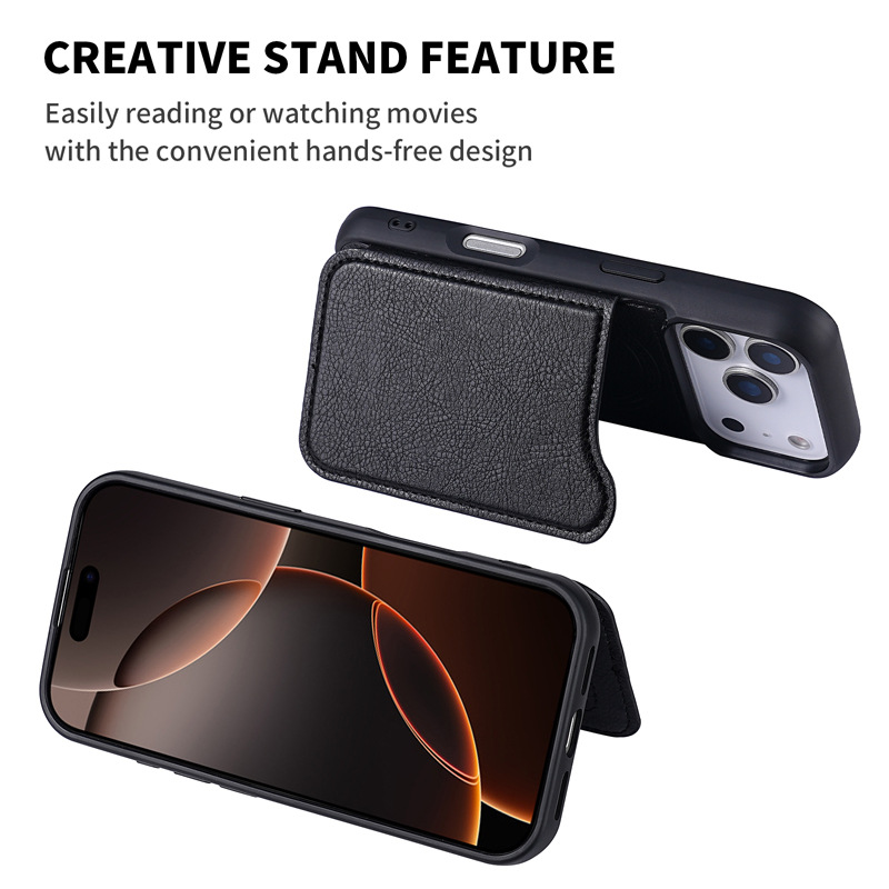 Custodia per telefono in pelle - Leather Wallet Card Holder Phone Cover recensione e prezzo