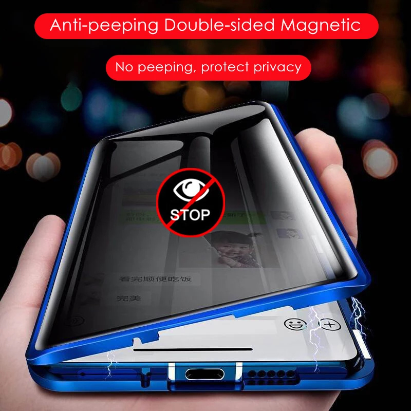 Custodie per smartphone in met - Anti Spy Privacy Glass Case recensione e prezzo