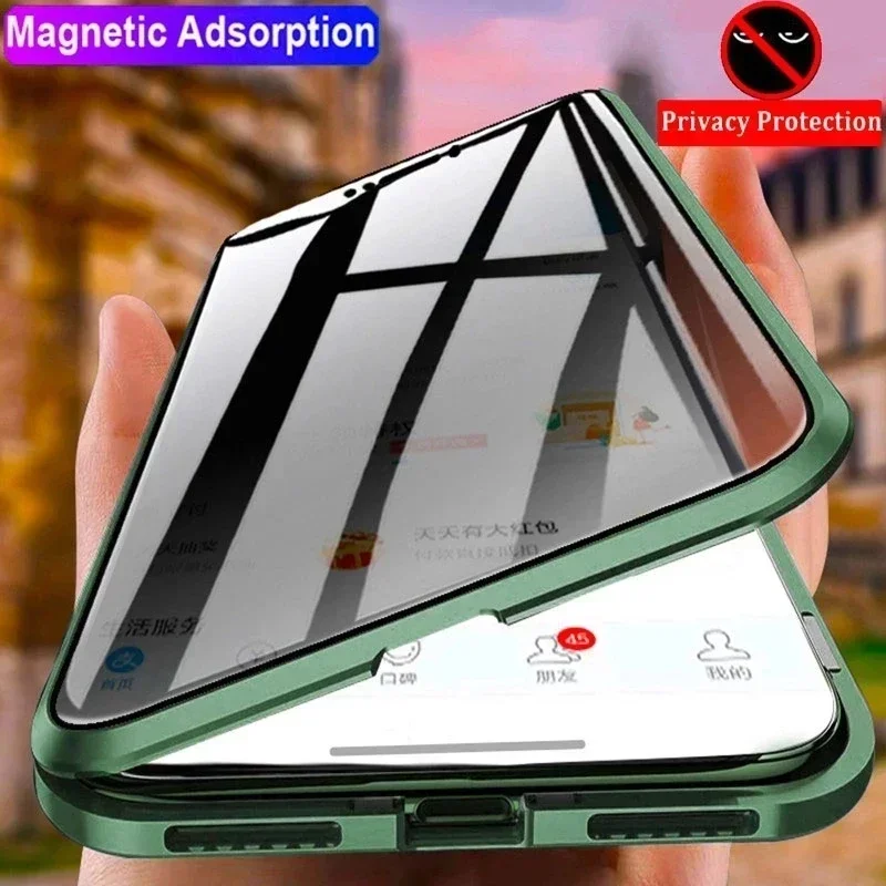Custodie per smartphone in met - Anti Spy Privacy Glass Case recensione e prezzo