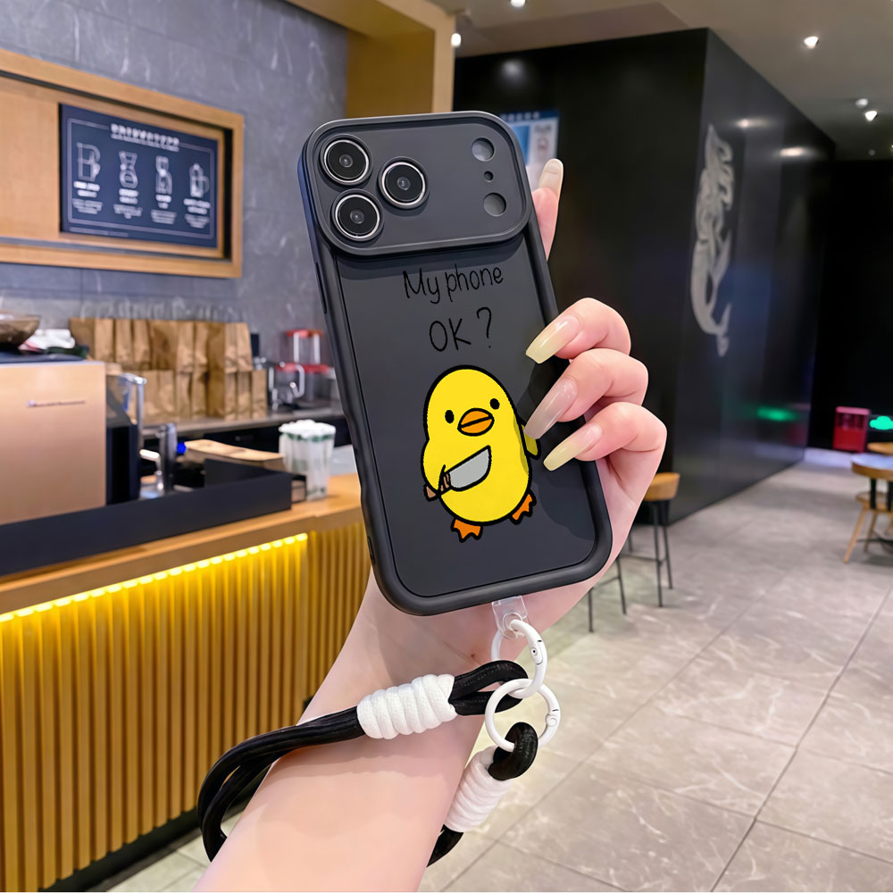 Custodia per telefono con cint - Cute Cartoon Wrist Strap Silicone Case recensione e prezzo