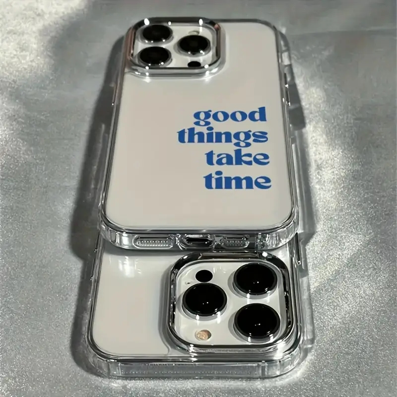 Good Things Take Time Custodia - Clear Shockproof Bumper Case recensione e prezzo
