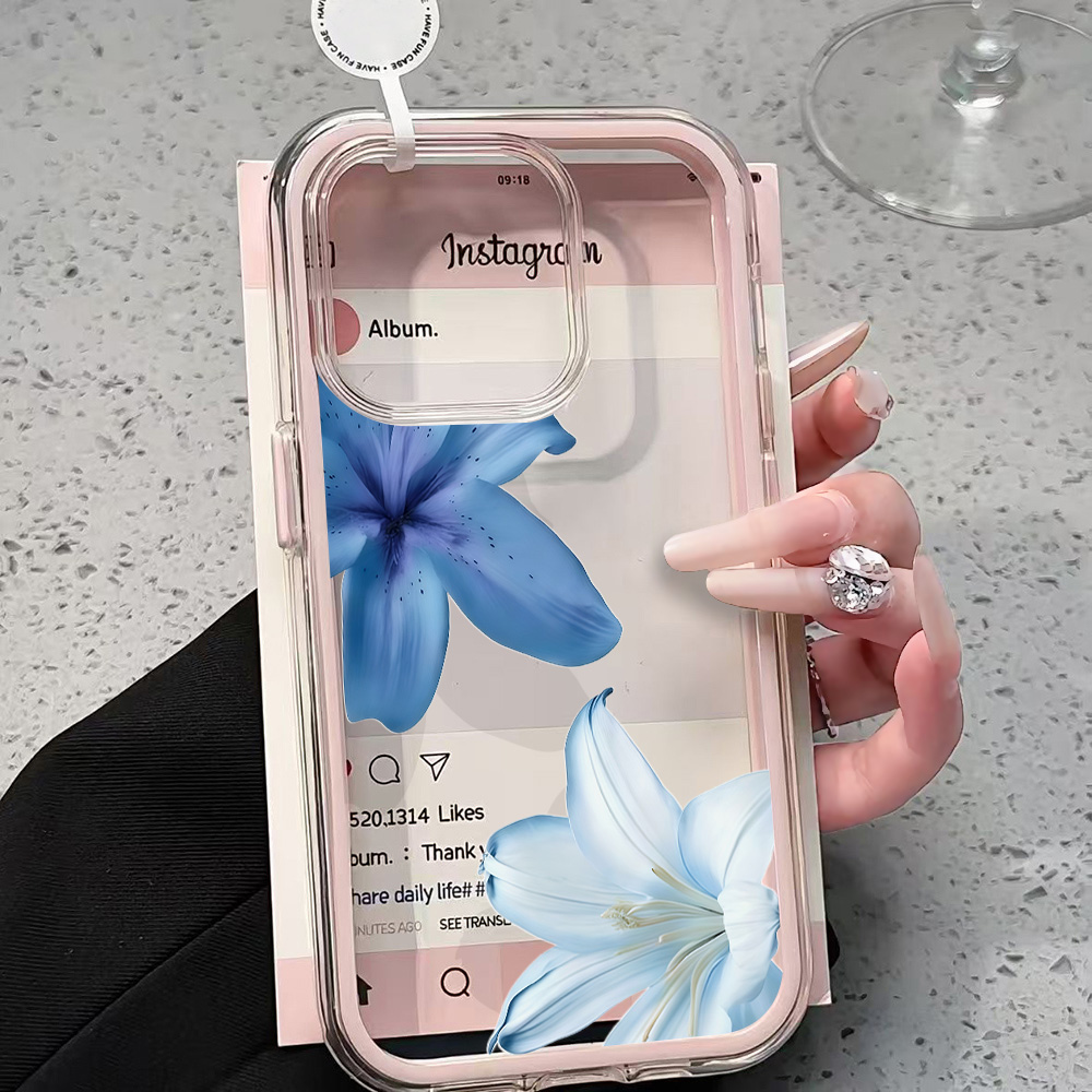 Custodia Trasparente con Fiore - Clear Shockproof Bumper Case recensione e prezzo