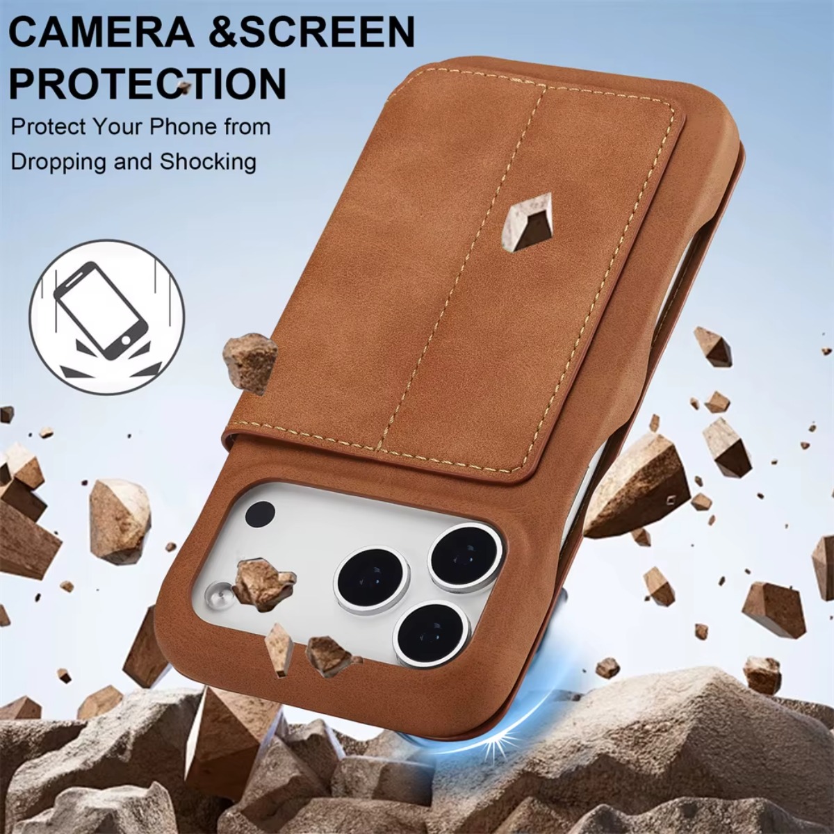 Portafoglio in pelle Flip Cove - Leather Wallet Card Holder Phone Cover recensione e prezzo