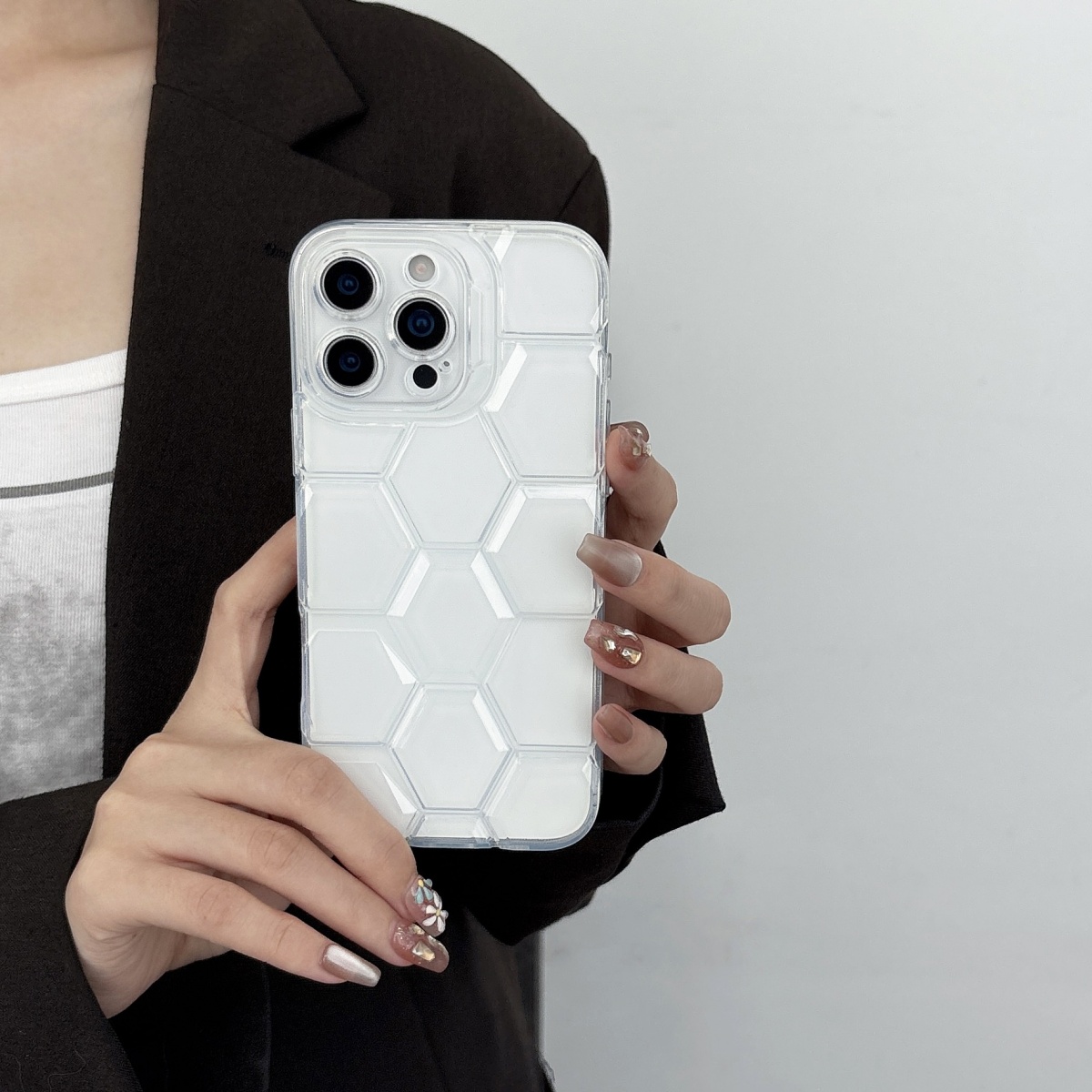 Custodia per telefono con moti - Clear Shockproof Bumper Case recensione e prezzo