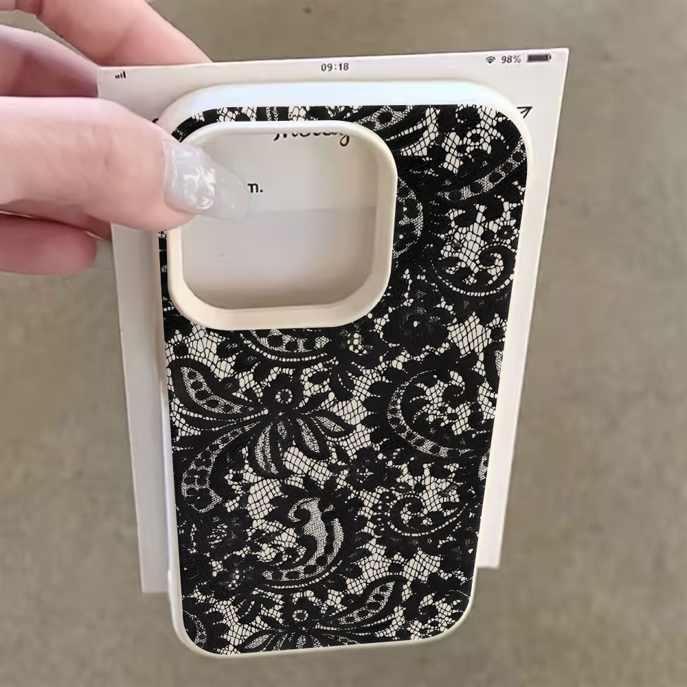 Custodia Morbida Nera Vintage  - Vintage Floral Pattern Soft Case recensione e prezzo