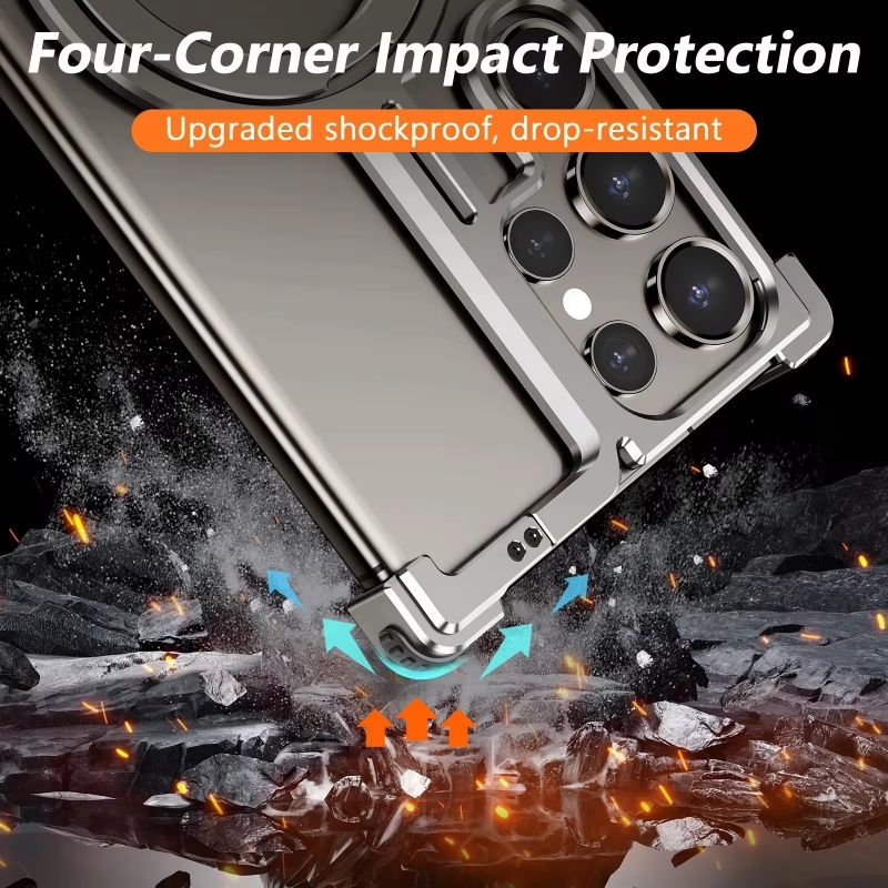 Custodia per telefono con supp - Metal Bumper Aluminum Frame Case recensione e prezzo