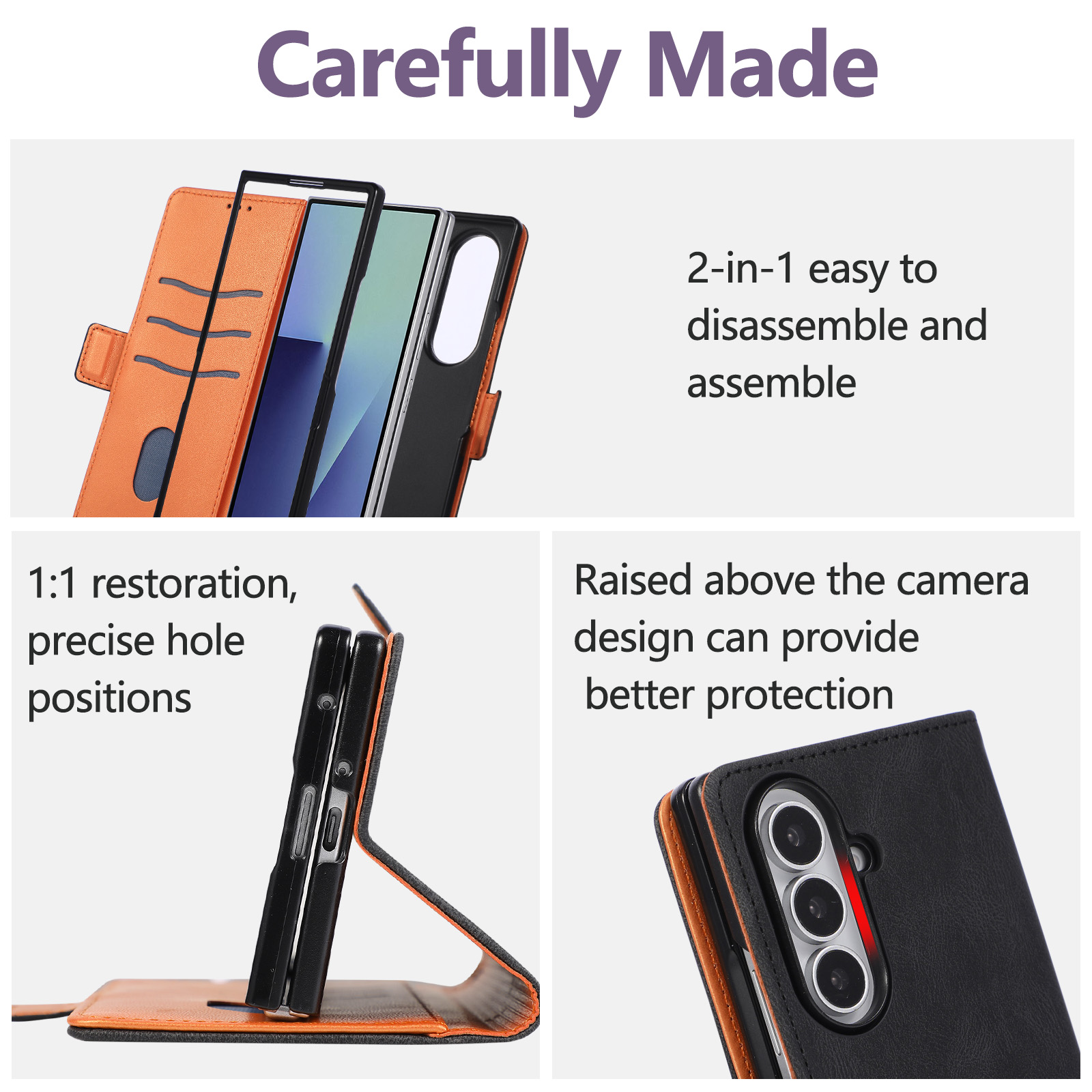Custodia a Portafoglio in Pell - Leather Wallet Card Holder Phone Cover recensione e prezzo